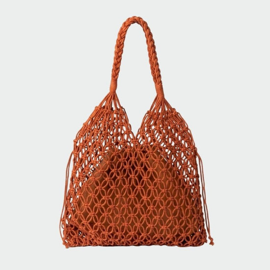 BREEZE Straw Bag - RED