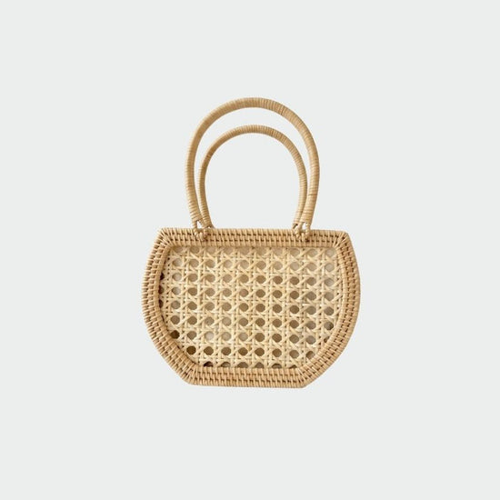 SEASHELL Straw Bag - BEIGE