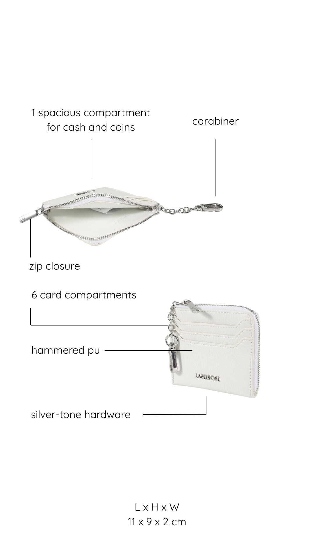 Portafoglio PARIS WALLET - SNOW
