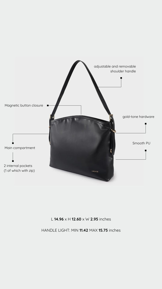 Borsa a spalla MINNIE - BLACK GOLD