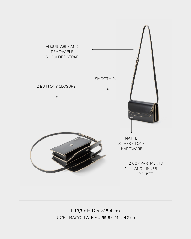 ARIANA Shoulder Bag - BLACK
