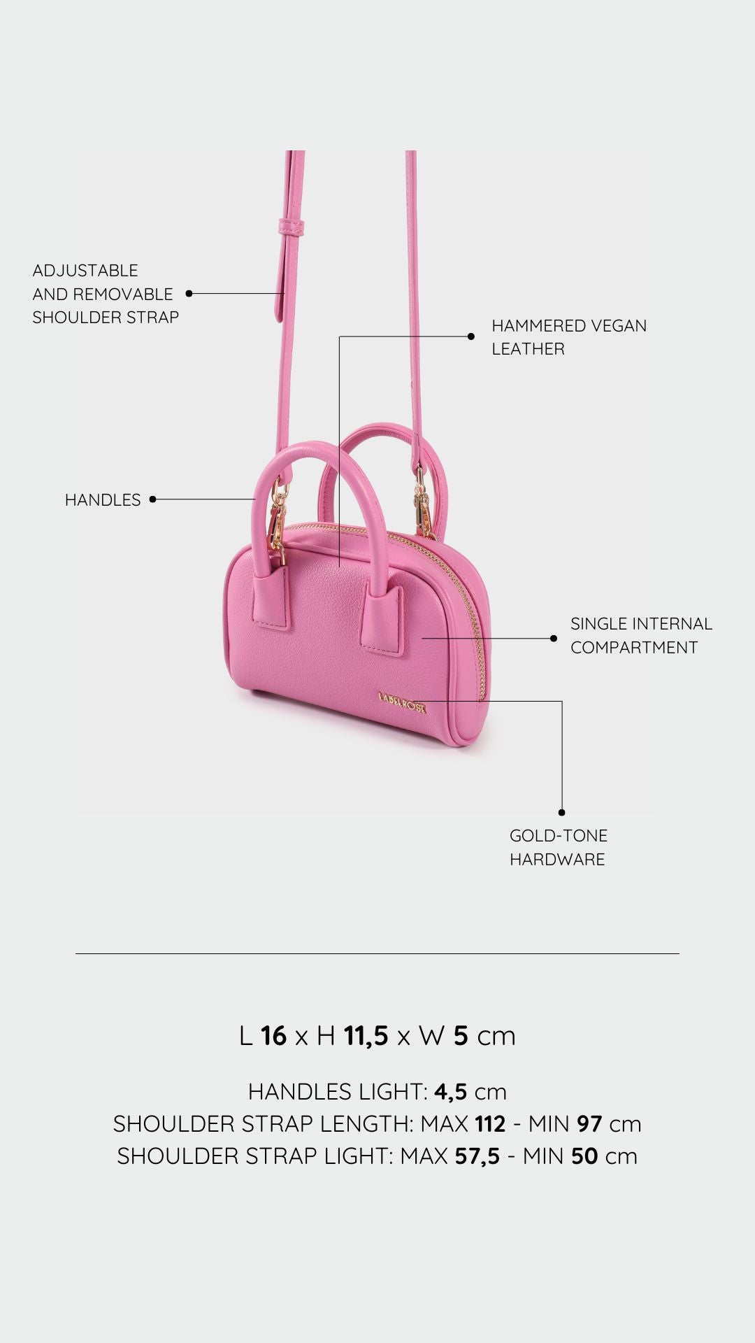 Mini bag ZELDA - PINK