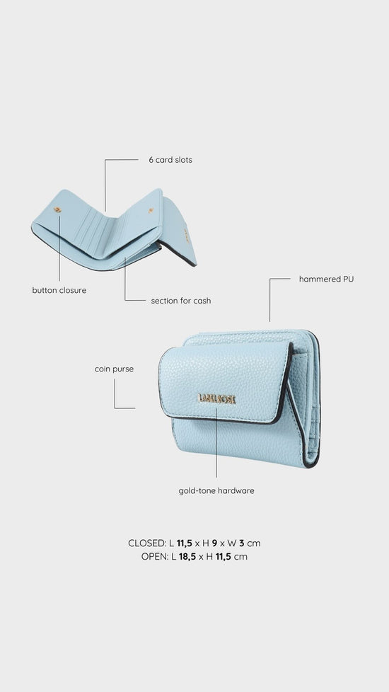 Portafoglio MISTY WALLET - BABY BLUE
