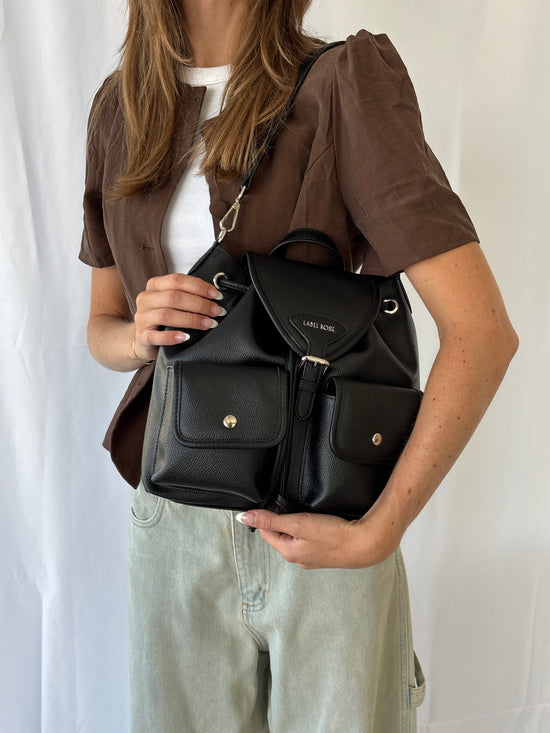 Backpack BAGPACK - BLACK SILVER