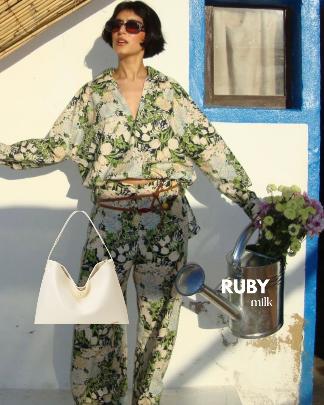 Shopper bag RUBY - MILK