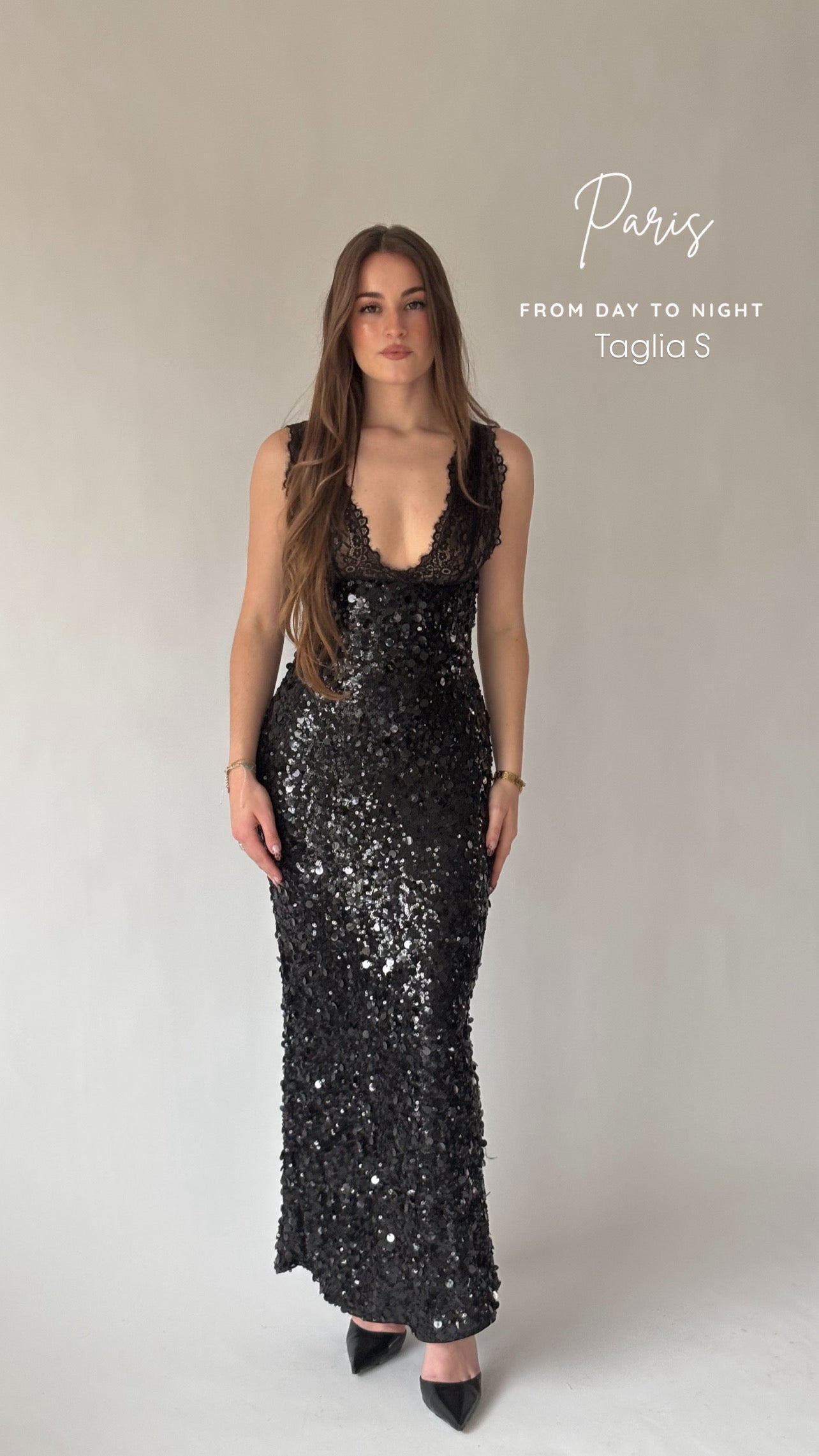 Vestito PARIS - BLACK