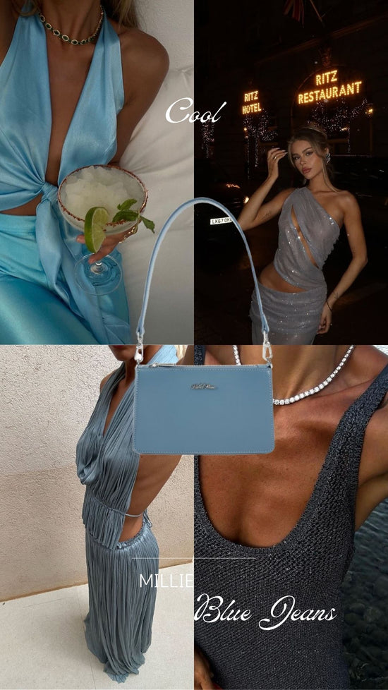 Borsa a spalla MILLIE - BLUE JEANS