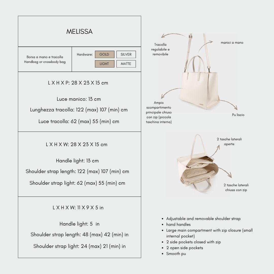 MELISSA Handbag - SUGAR
