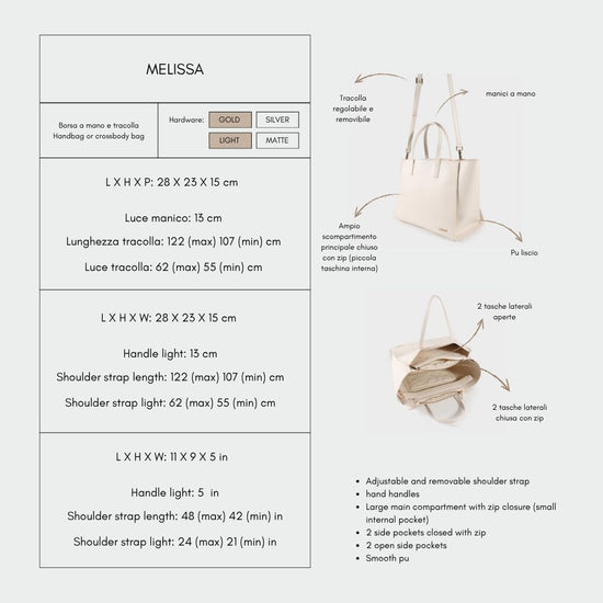 Borsa a mano MELISSA - SUGAR