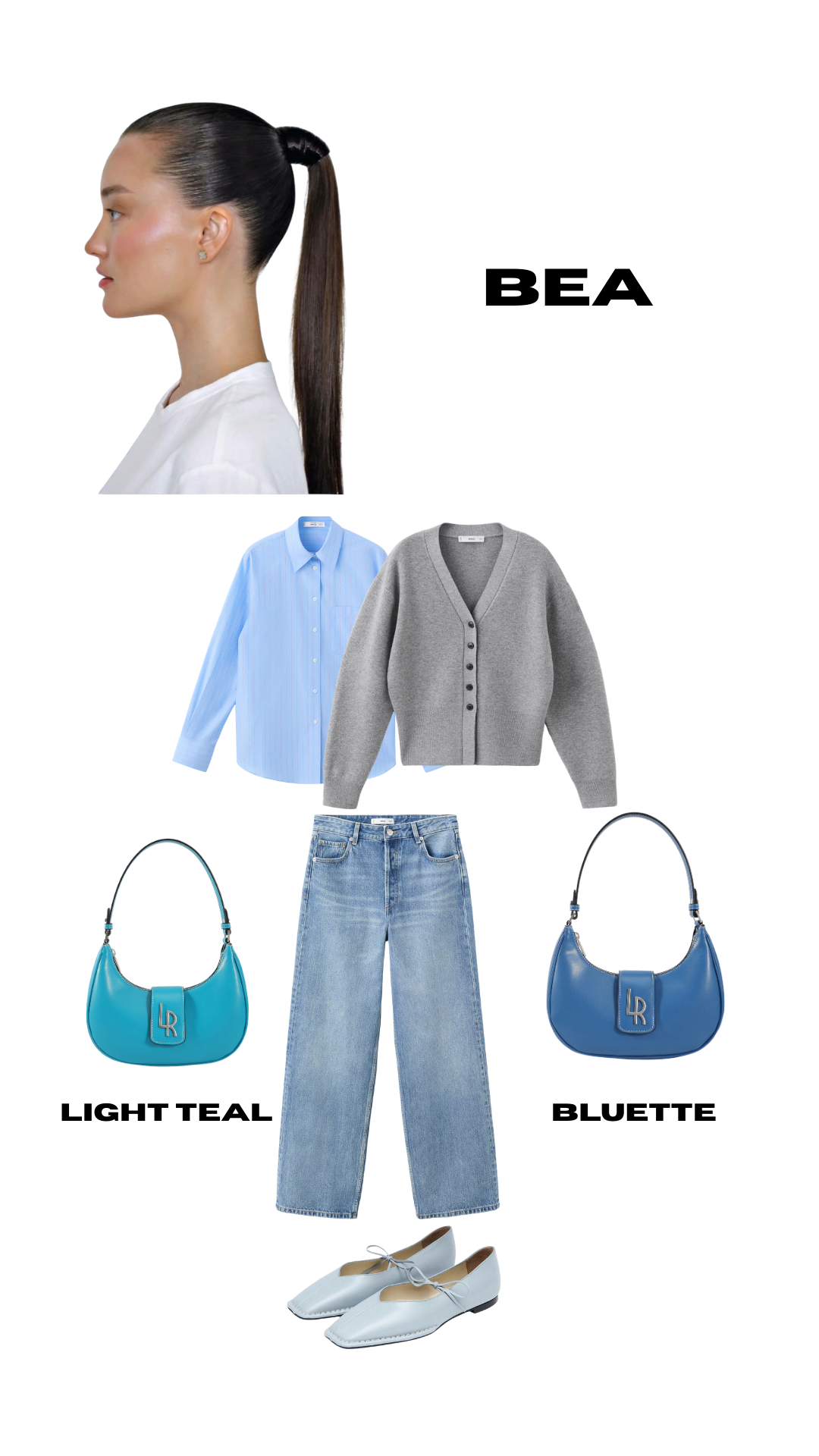 Borsa a spalla BEA - BLUETTE