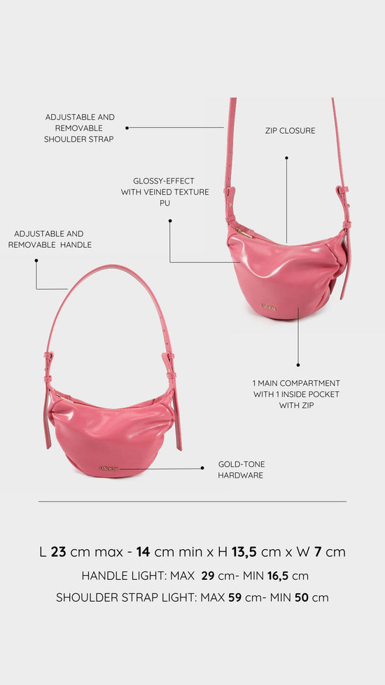 Borsa a spalla PENNY - TAFFY PINK