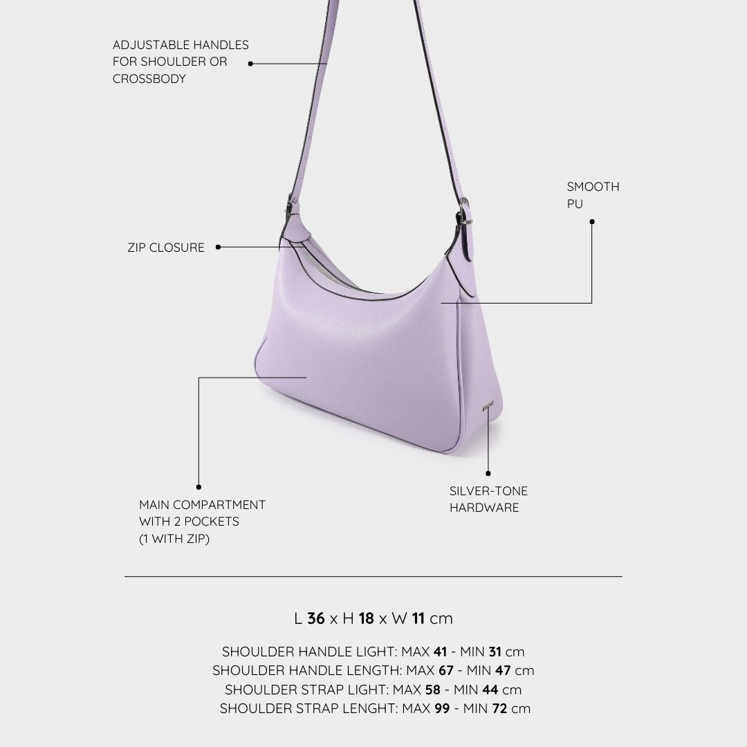 Borsa a spalla GABRY - LILAC