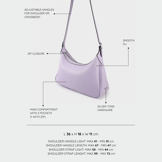 Borsa a spalla GABRY - LILAC