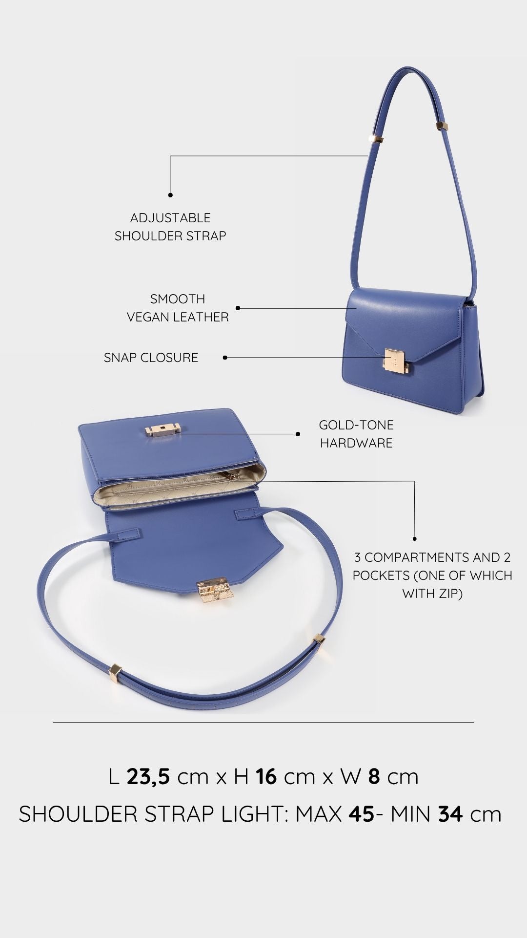 Borsa a tracolla AURA - IRIS
