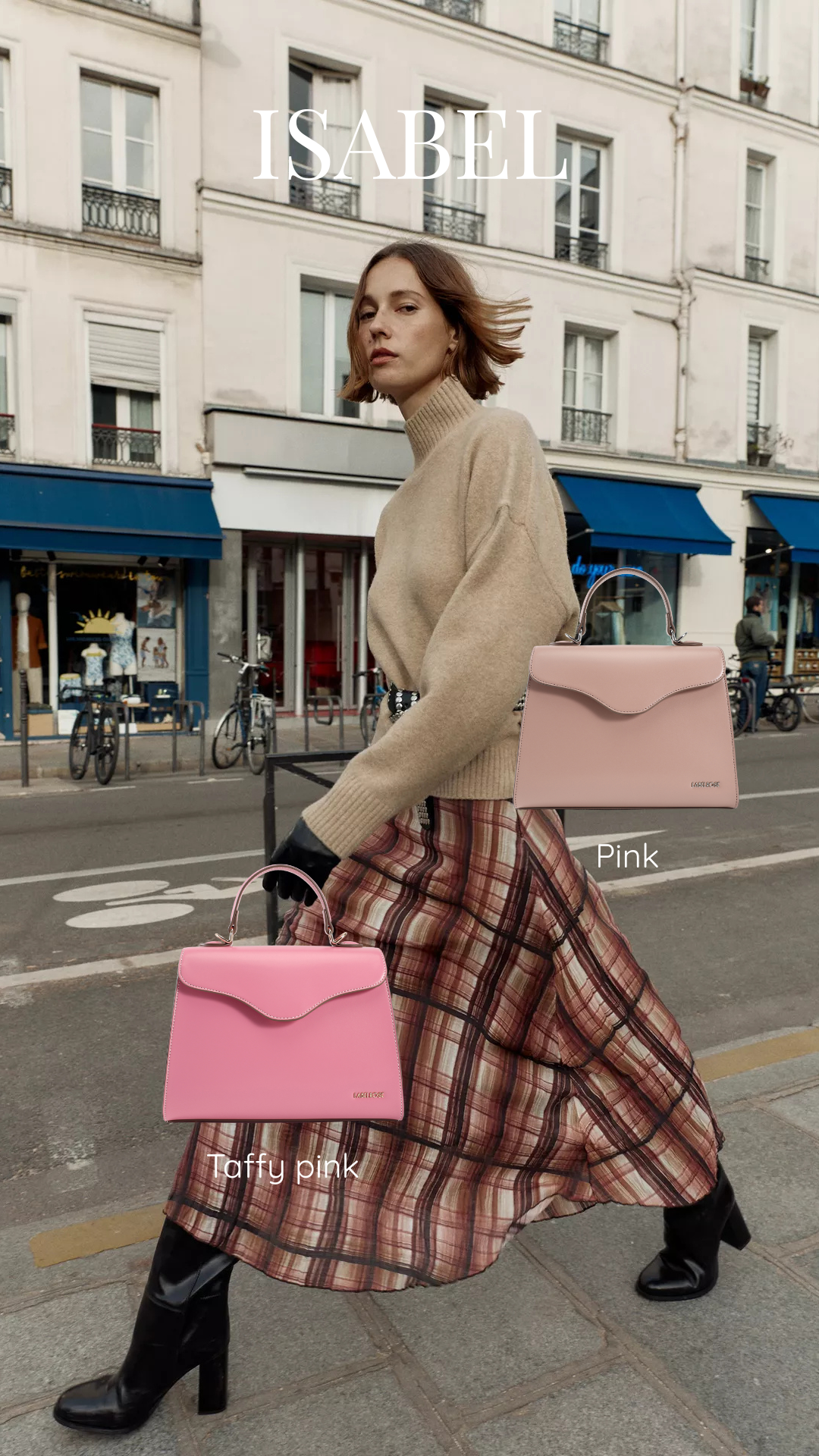 Borsa a tracolla ISABEL - PINK