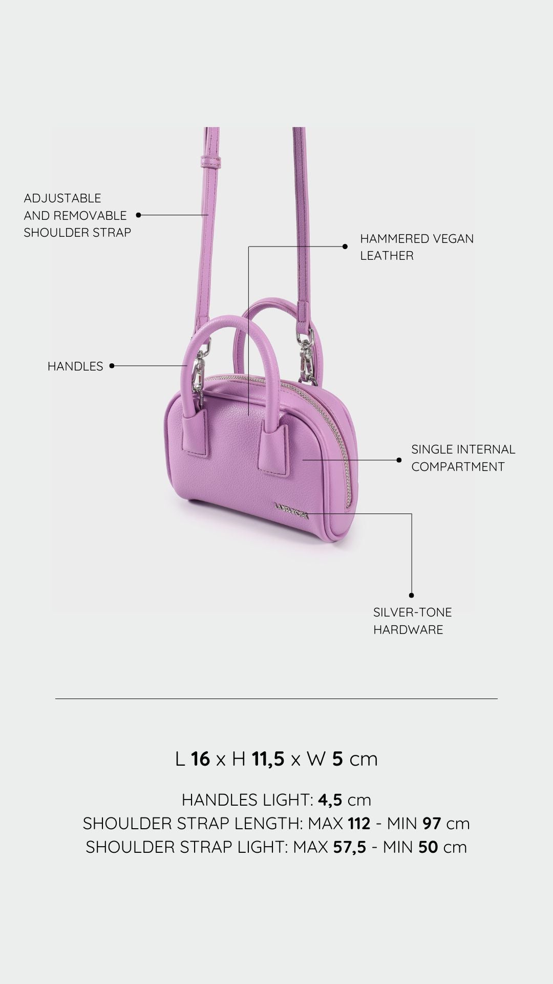 Mini bag ZELDA - LILAC