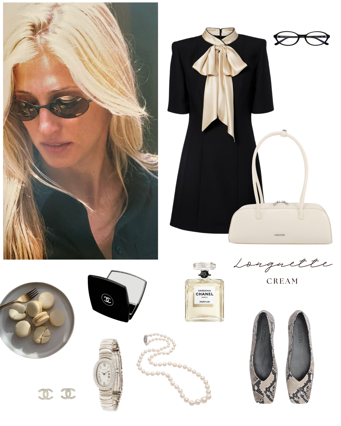 LONGUETTE Shoulder Bag - CREAM