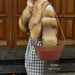 Borsa a spalla DANI- LIGHT BROWN