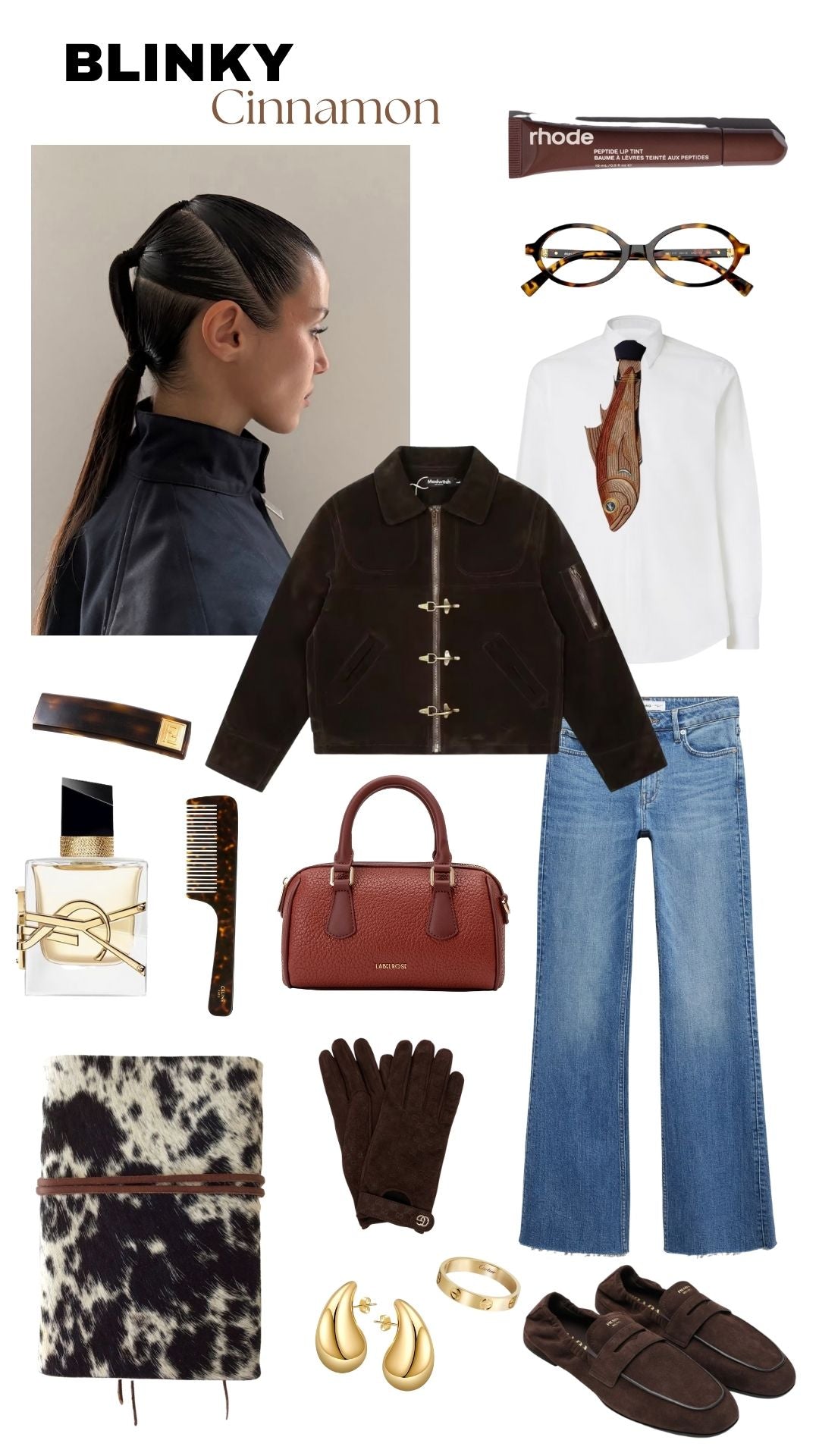 Borsa a mano BLINKY - CINNAMON