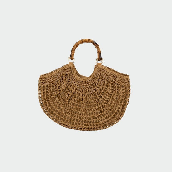 Borsa in paglia ABYSS - SAND