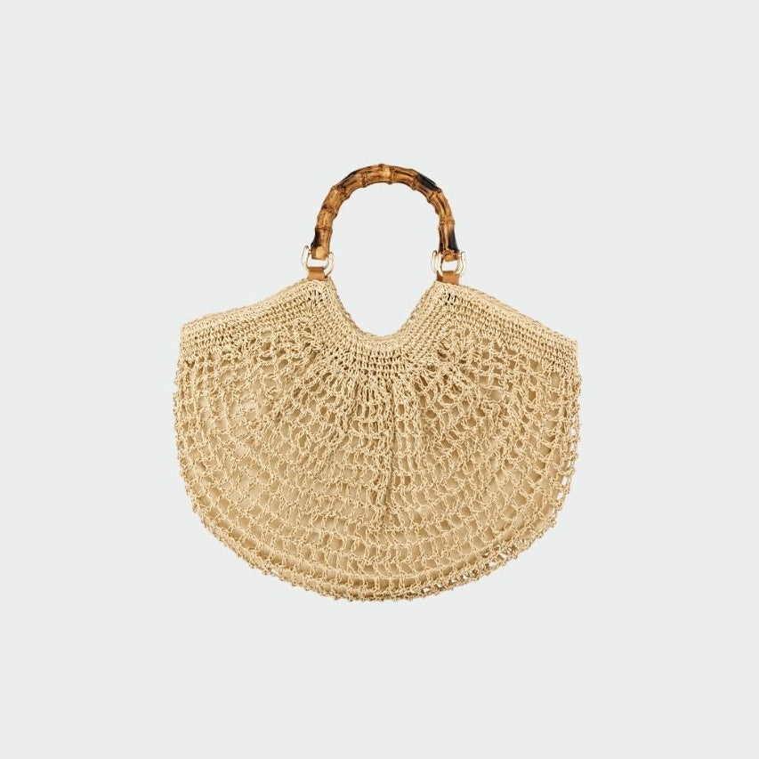 Bolso de paja ABYSS - BEIGE