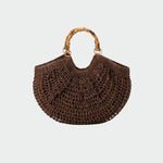 ABYSS Straw Bag - BROWN