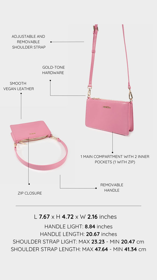 Borsa a spalla MILLIE - TAFFY PINK