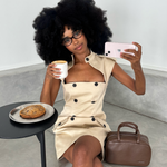 Borsa bauletto BLAKE - COFFEE