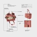 Borsa organizer MOMMY BAG - MAUVE LULLABY