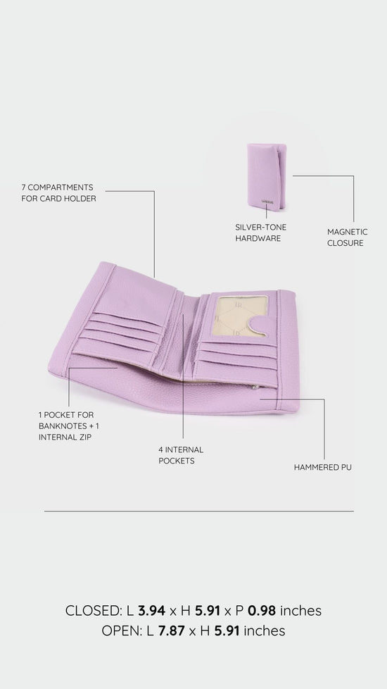 CHERYL BIG Wallet - LILAC