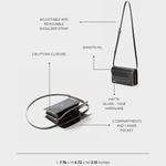 ARIANA Shoulder Bag - BLACK