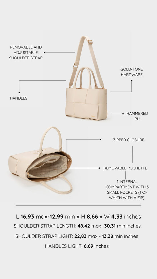 Borsa a mano ROSY - CREAM