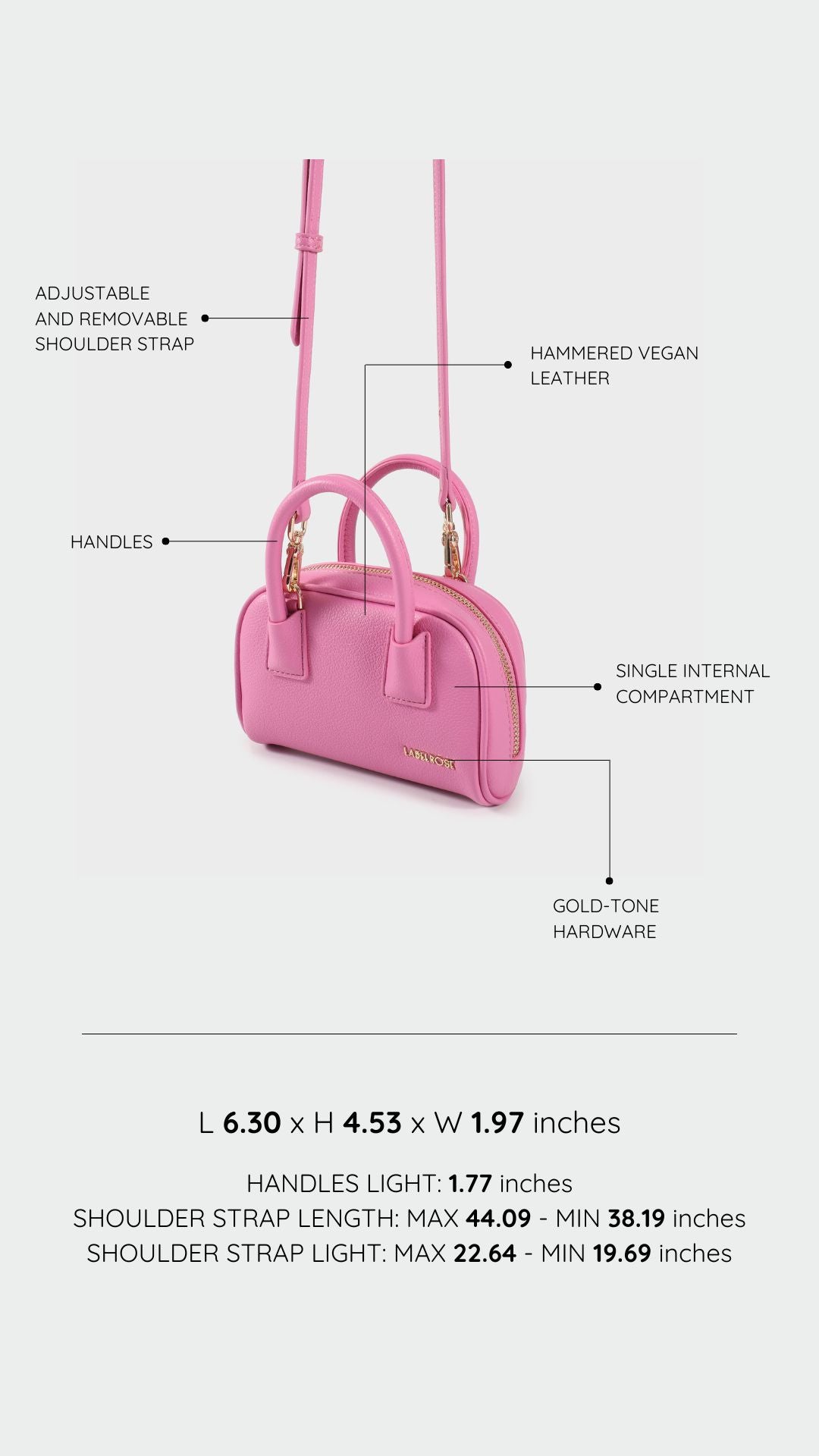 Mini bag ZELDA - PINK
