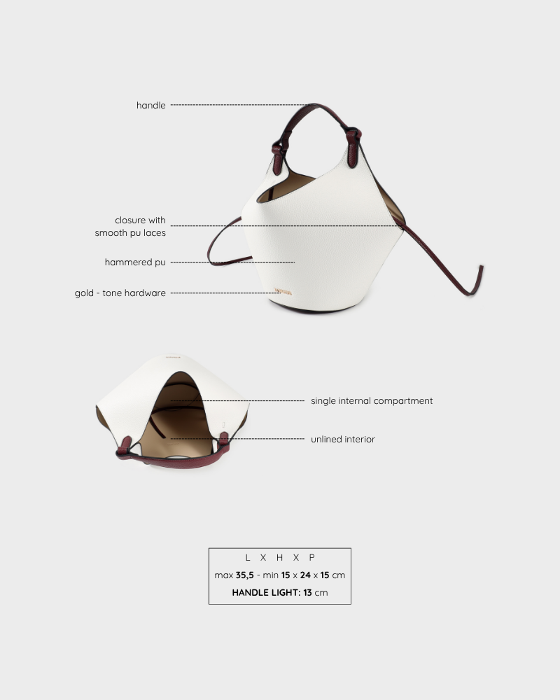 Borsa a mano MISTY - WHITE