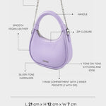 Mini handbag LADY -LILAC