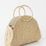 Bolso de paja DUNE - BEIGE