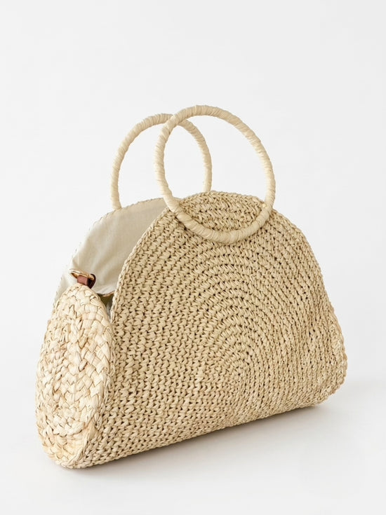 DUNE straw bag - BEIGE