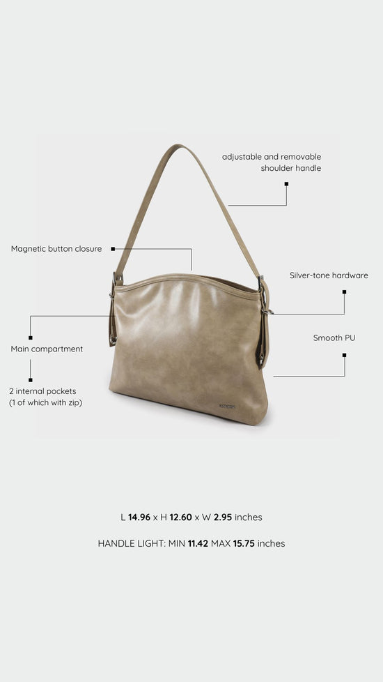 Bolso de hombro MINNIE - BEIGE