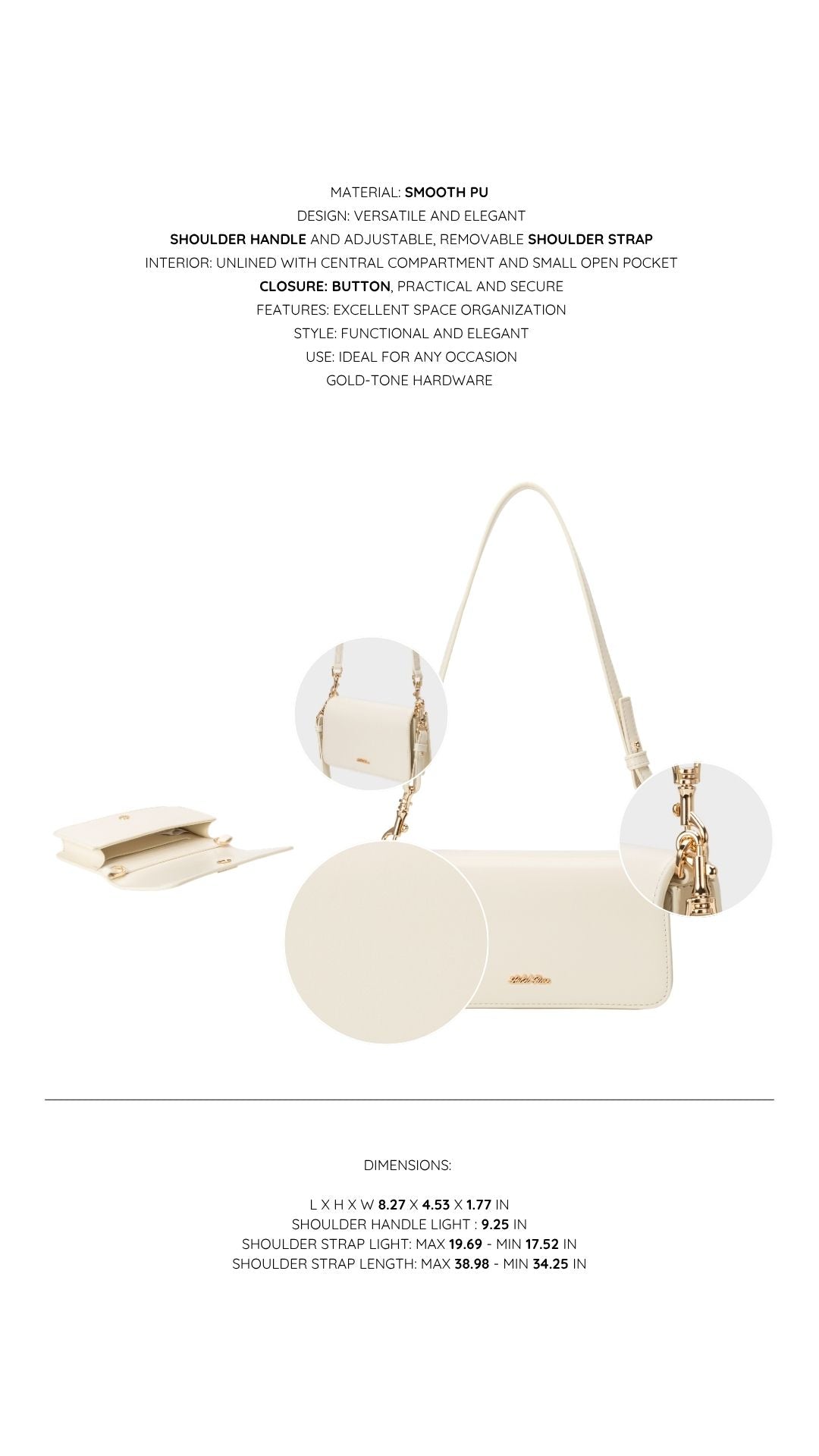 Borsa a spalla NICOLE - MILK