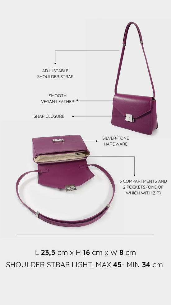 Borsa a tracolla AURA - VIOLET