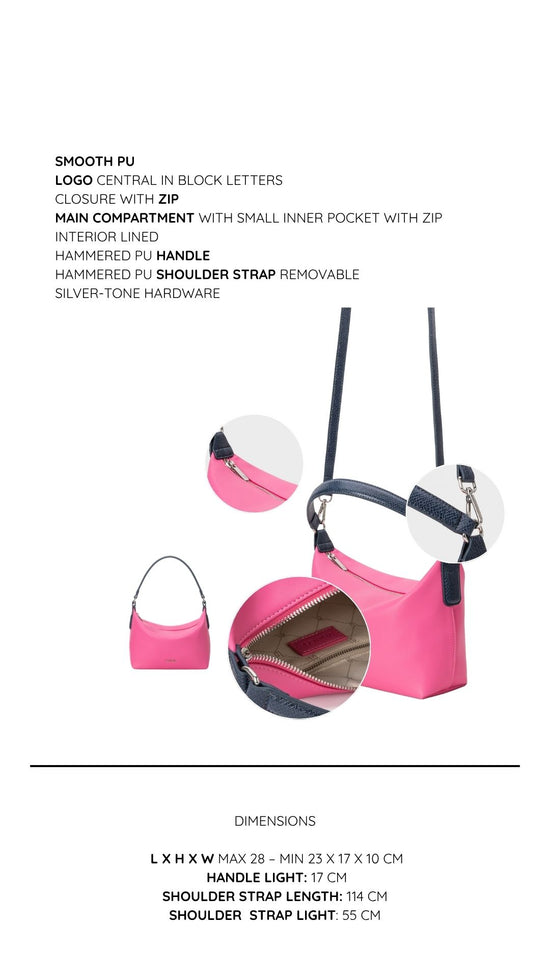 Borsa a spalla JUDITH 2.0 - HOT PINK