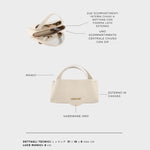 Borsa a mano IVORY SMALL - ECRU WHITE