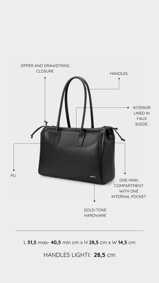 Borsa a spalla SKYLER - BLACK