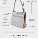 Bolso de hombro GRACE 5.0 - AZUL CLARO