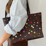 Shoulder bag MELISSA BIG - CHOCOLATE