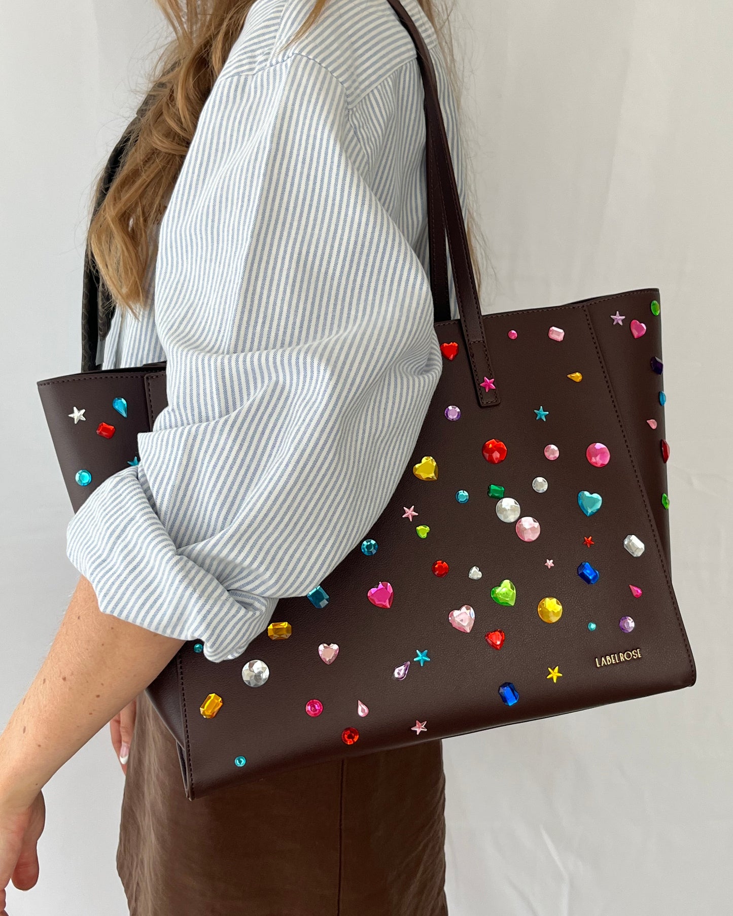 Shoulder bag MELISSA BIG - CHOCOLATE