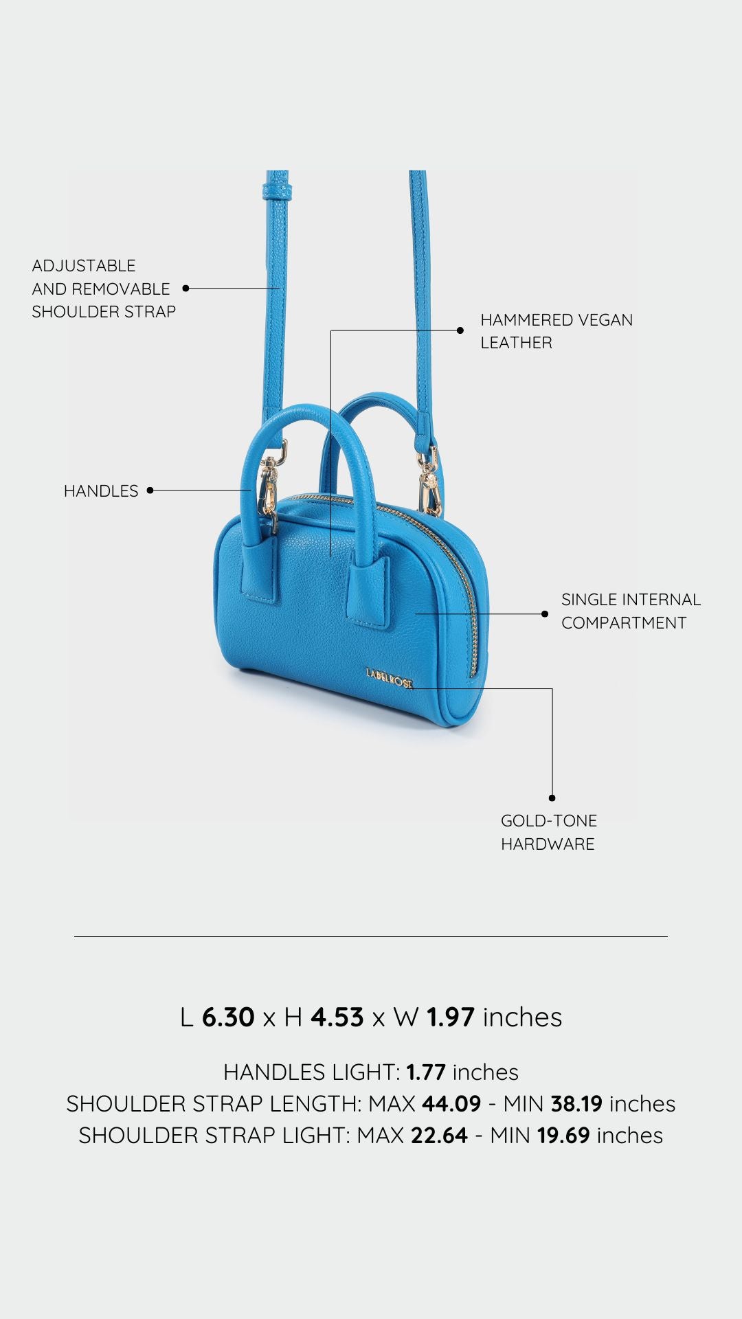 Mini bag ZELDA - BLUETTE