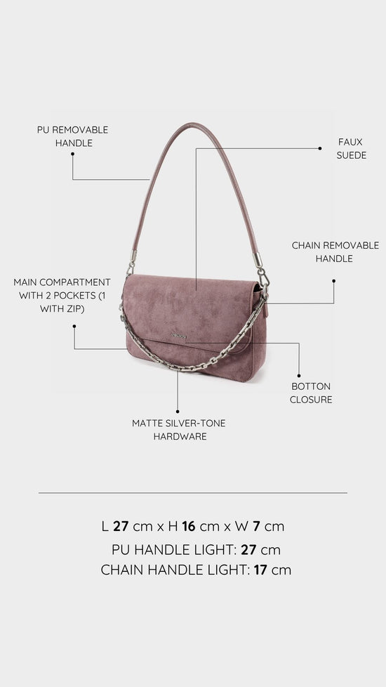 Borsa a spalla MELANY- MALVA