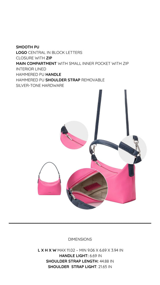 Borsa a spalla JUDITH 2.0 - HOT PINK