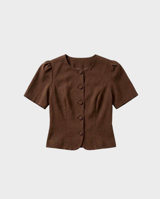 LILY Shirt - BROWN